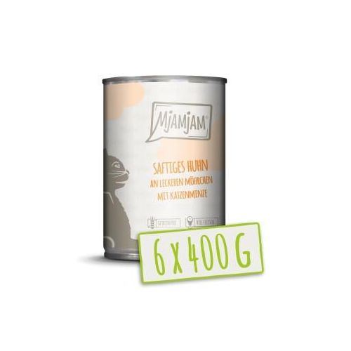 MjAMjAM 6x400g Huhn an Möhrchen