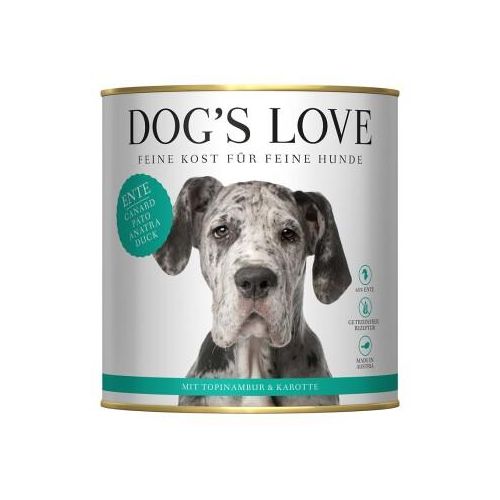 DOG'S LOVE Adult Ente 6x800 g