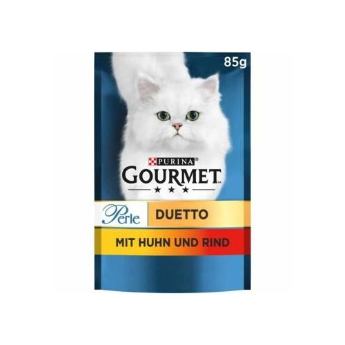 GOURMET Perle Duetto 26x85g Huhn & Rind