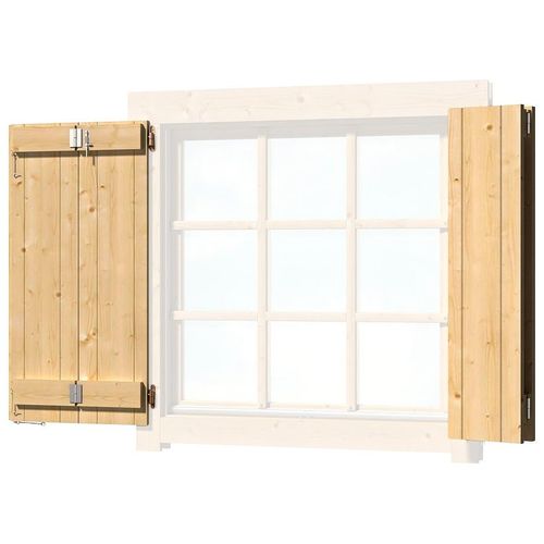 Fensterladen LASITA MAJA Fensterläden beige (natur)