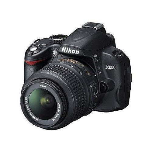 Spiegelreflexkamera D3000 - Schwarz + Nikon Nikon 18-55mm f/3.5-5.6G AF-S VR DX f/3.5-5.6