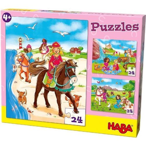 Puzzles Pferdefreundinnen (Kinderpuzzle)