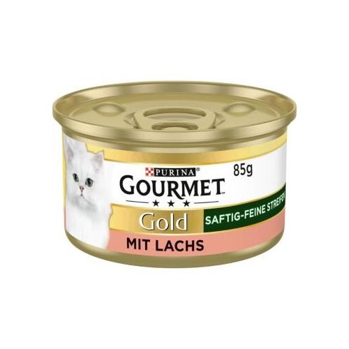 GOURMET Gold Saftig-feine Streifen 12x85g Lachs