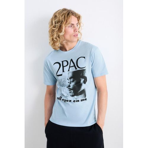 C&A T-Shirt-Tupac, Blau, Größe: 2XL