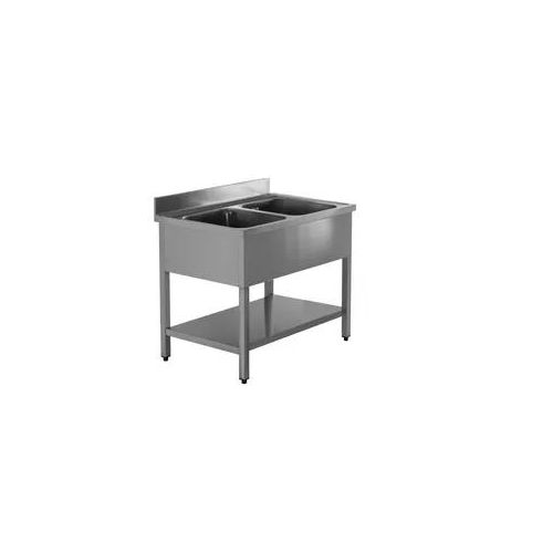 GastroHero Spültisch ECO 12x6 mit 2 Becken