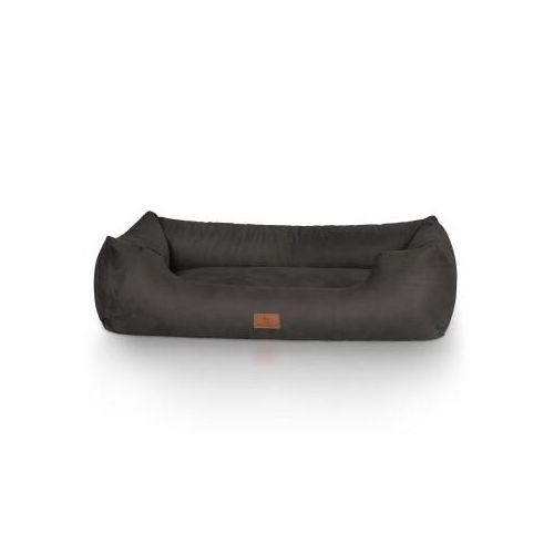 Knuffelwuff Hundebett Dreamline aus Velours schwarz XXXL