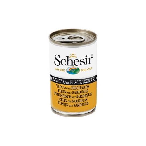 Schesir Natural 24x140g Thunfisch mit Sardinen