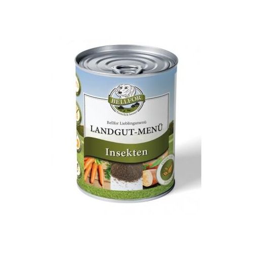 Bellfor Hundefutter Nass mit Insekten Getreidefrei - Landgut-Menü - 800g