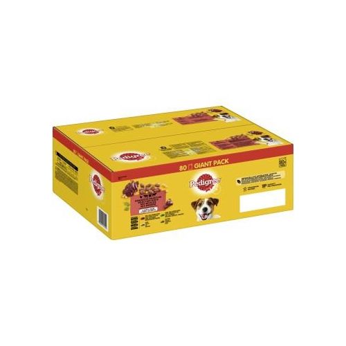 Pedigree Multipack Gemischte Selektion Gelee 80x100g