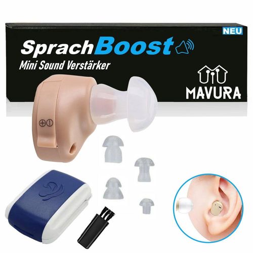 MAVURA Hörverstärker SprachBoost Mini Hörverstärker Hörhilfe Hörgerät Soundverstärker
