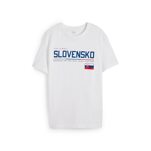 C&A Slowakije-T-shirt, Wit, Maat: 146