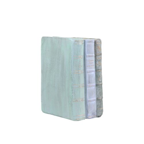 Chic Antique Altfranzösische Dekobücher, H17,5/L11,5/B8 cm, opal