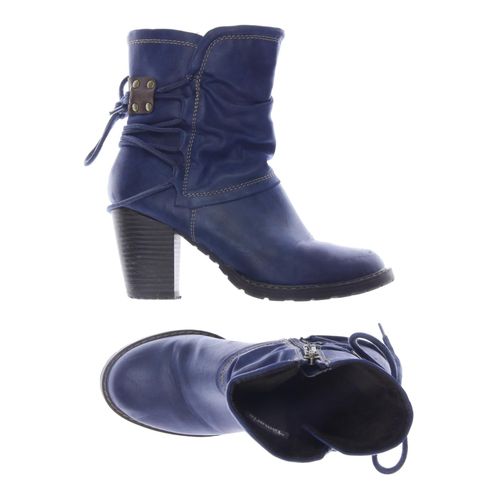 Tamaris Damen Stiefelette, blau, Gr. 38