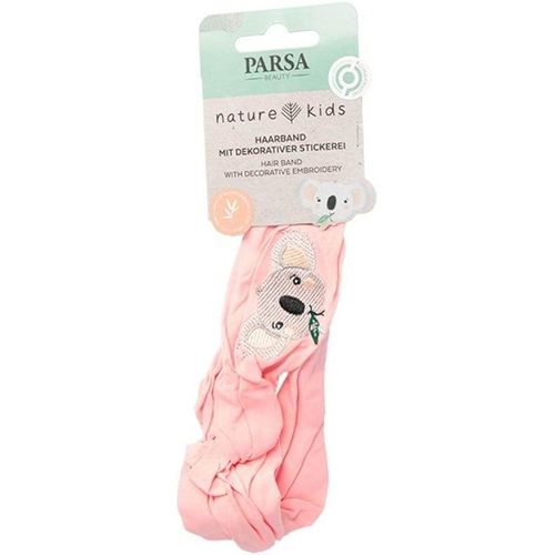 Parsa Nature Kids Karlo-Stirnband aus Bambusviskose - Aprikose mit Koala