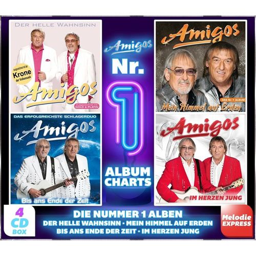 Amigos - Die Nummer 1 Alben 4CD - Amigos. (CD)