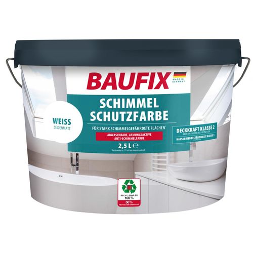 BAUFIX Schimmelschutzfarbe weiß