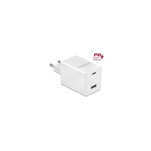 USB Ladegerät USB-C PD 3.0 + USB-A, 48 Watt weiß