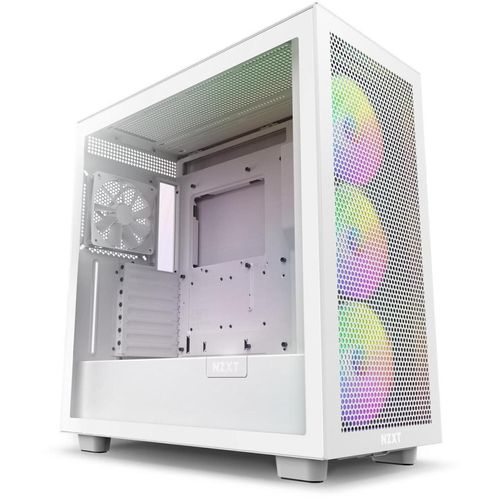 NZXT H7 Flow RGB Midi-Tower-Gehäuse, Weiß