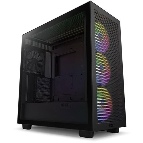 NZXT H7 Flow RGB Midi-Tower-Gehäuse, Schwarz