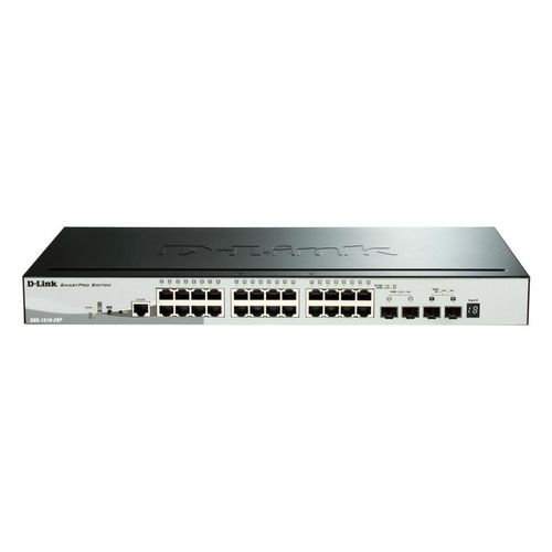 D-Link DGS-1510-28P 24-Port Gigabit-TX 4-Port Gigabit-SFP PoE Switch