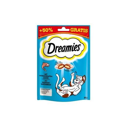 Dreamies +50 % gratuit 6 x 90 g Saumon