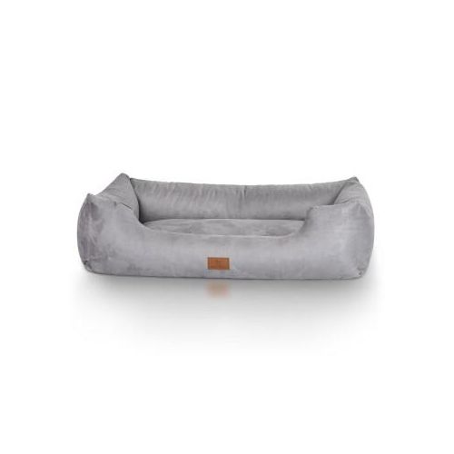 Knuffelwuff Hundebett Dreamline aus Velours grau XXXL