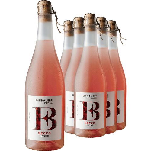 5+1-PAKET Emil Bauer Secco Rosé