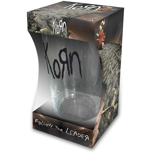 Korn Follow The Leader Bierglas klar