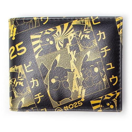 Pokémon Pikachu Geldbörse schwarz gelb