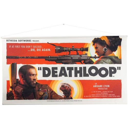 Deathloop Keyart - Wallscroll Dekoartikel multicolor