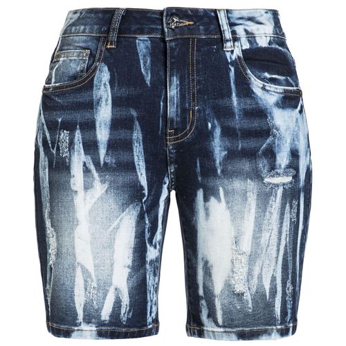 Rock Rebel by EMP Shorts mit starker Waschung Short blau in 29