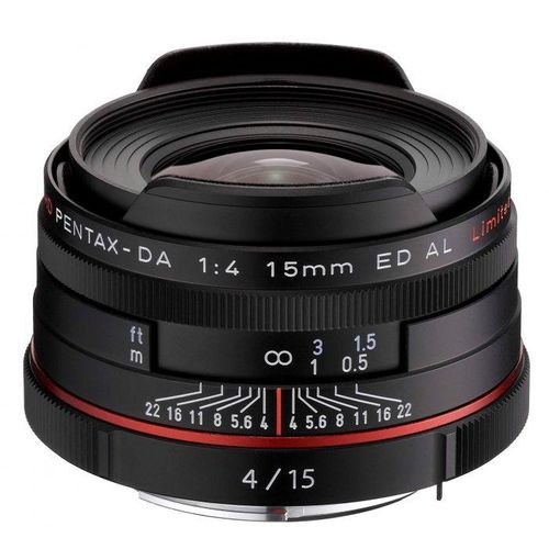 Pentax HD 15mm 1:4 ED AL Limited Black