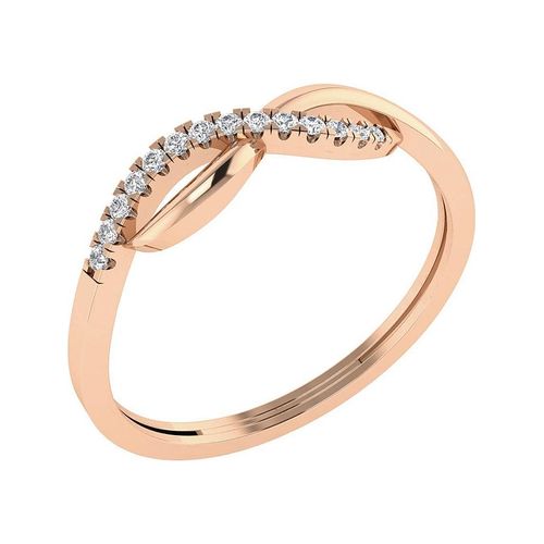 Diamant Vendôme Roségold-Ring mit Diamanten - 52