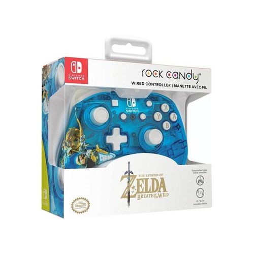 PDP Rock Candy Wired Controller - Berry Brave Link - Wired Controller - Nintendo Switch