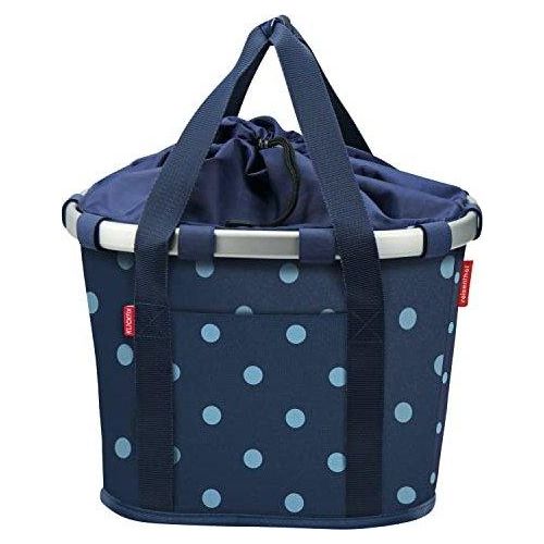 KLICKfix Bikebasket Lenkertasche mixed dots blue 15 L
