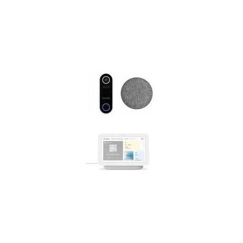 Hombli Smart Doorbell 2 inkl. Chime 2 + Google Nest Hub (2. Generation)