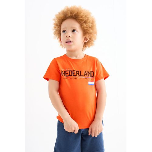 C&A Nederland-T-shirt, Oranje, Maat: 92