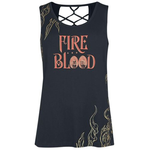 Game Of Thrones Fire And Blood Top schwarz in XXL