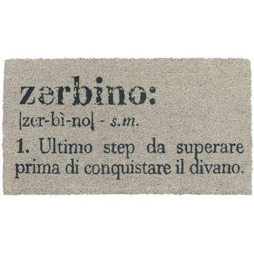 Zerbinino 70 x 40 cm vom Heimeingang und pvc mit nicht -Slip -Victary -Boden - Definizione: zerbino - Definizione: zerbino