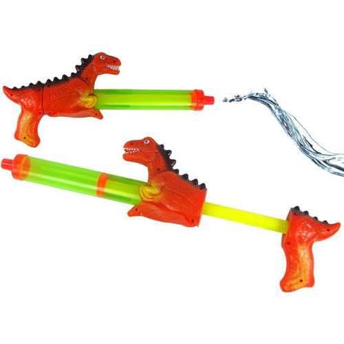 Wasserpistole 40 cm, roter Dinosaurier, Spielzeuggarten