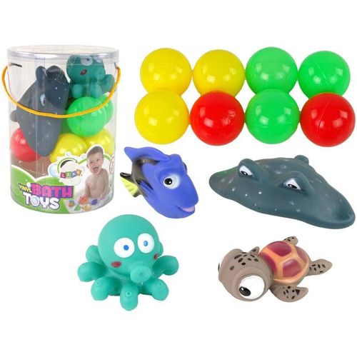 Set Badespielzeugbälle aus Gummi