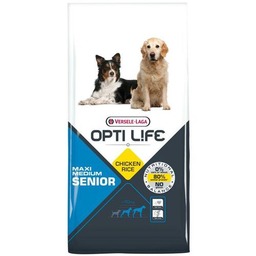 Opti Life Senior Medium und Maxi Hundefutter mit Huhn und Reis 12,5 kg Exclusives Angebot