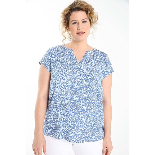 Paprika Bluse in Hellblau - 44