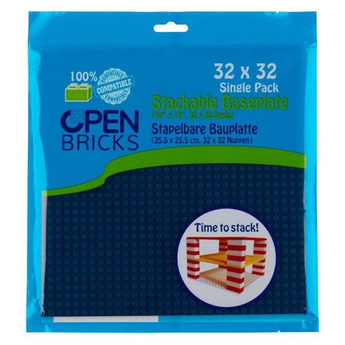 Open Bricks - Open Bricks Baseplate 32 x 32 light grey