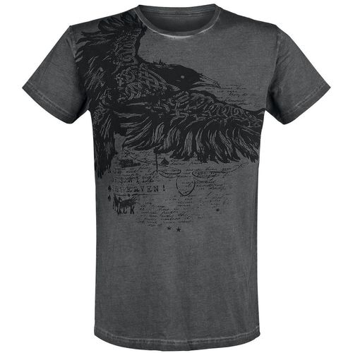 Black Premium by EMP Rebel Soul T-Shirt schwarz grau in L