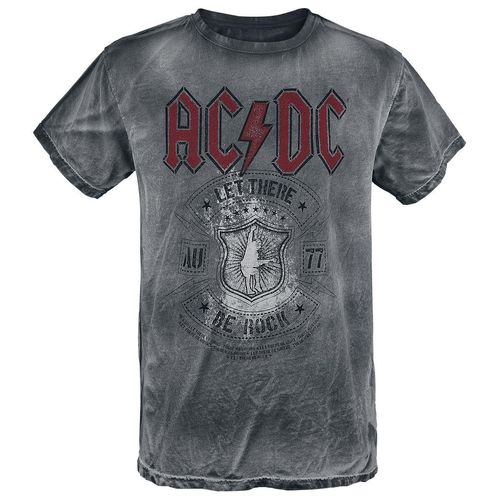 AC/DC Let There Be Rock T-Shirt grau in M