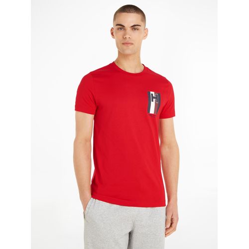 Tommy Hilfiger T-Shirt »H EMBLEM TEE«, mit gedrucktem Logo