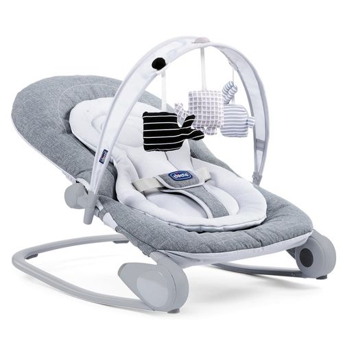 Chicco Babywippe »Hoopla, Titanium«, bis 18 kg, mit Spielbogen