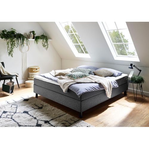 ATLANTIC home collection Boxbett »Happy«, ohne Kopfteil, mit Topper, wahlweise mit oder ohne Bettwaren