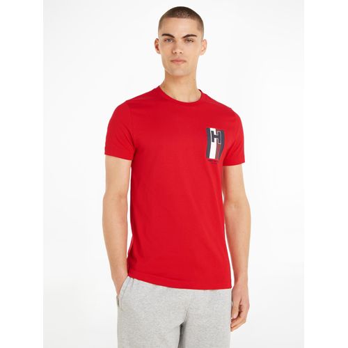 Tommy Hilfiger T-Shirt »H EMBLEM TEE«, mit gedrucktem Logo